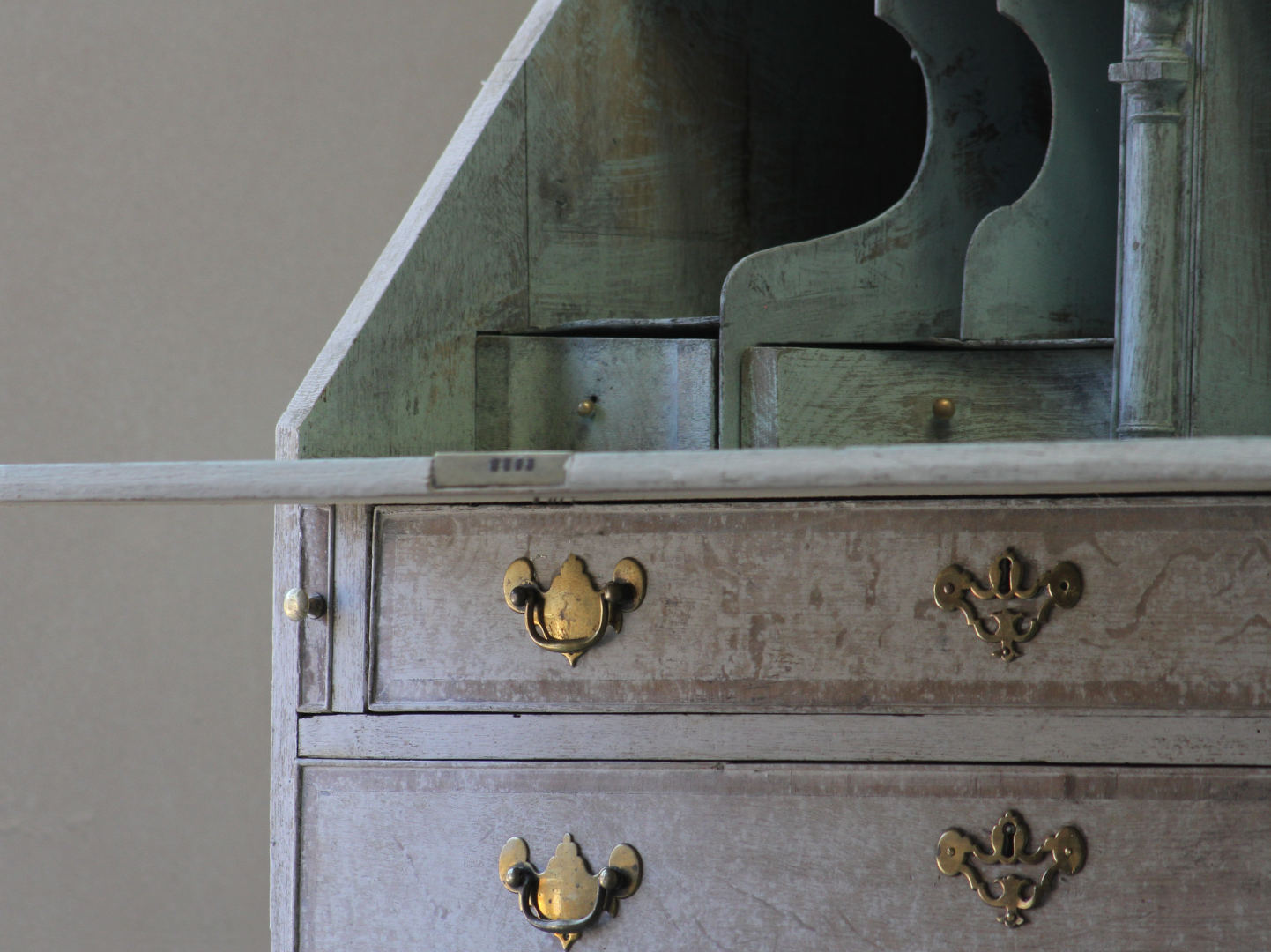 19th century bureau secretaire in oak