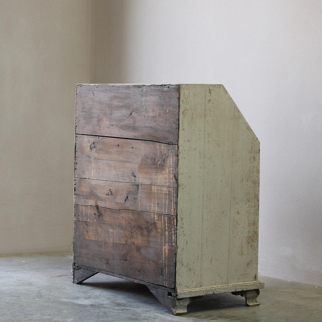 19th century bureau secretaire in oak