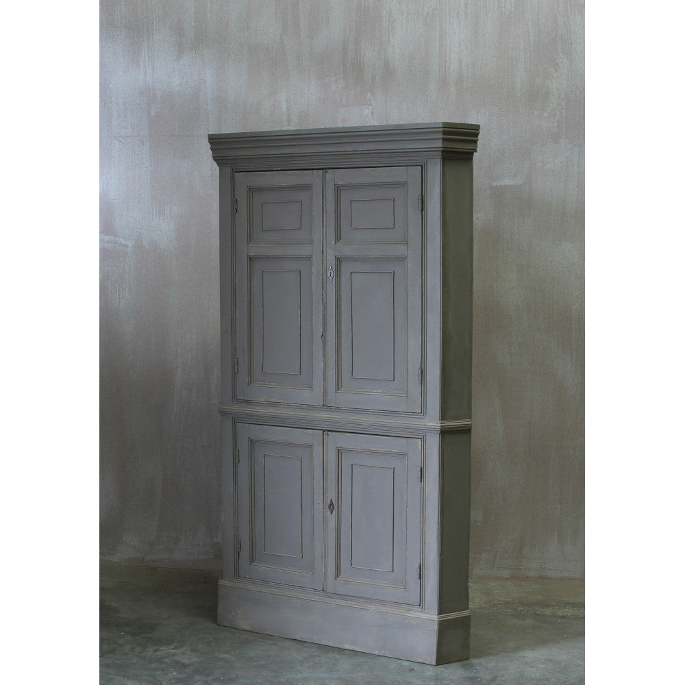 Regency corner cupboard