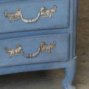 19th century serpentine commode