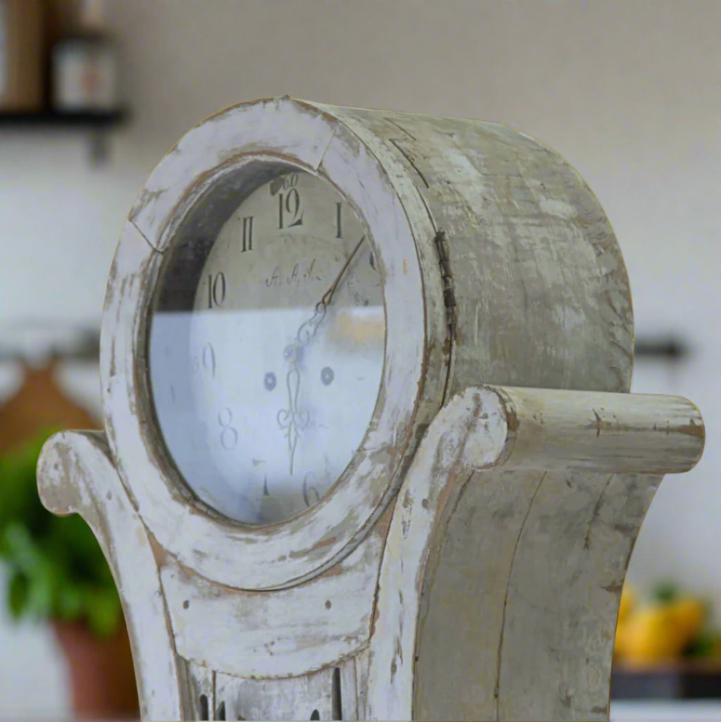 The hood of a Swedish Mora clock