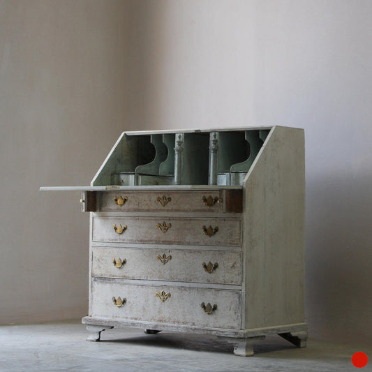 19th century bureau secretaire in oak