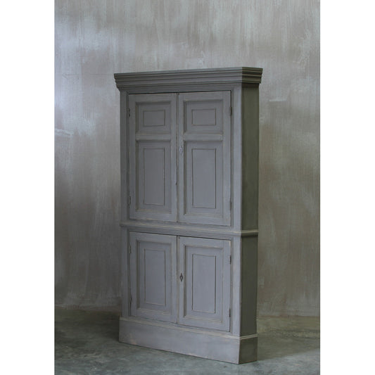 Regency corner cupboard